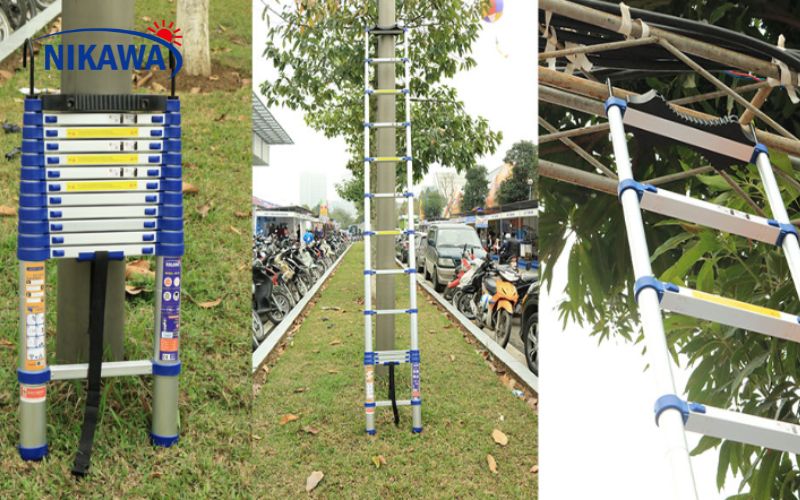 Hãy đảm bảo điểm tựa khi sử dụng thang