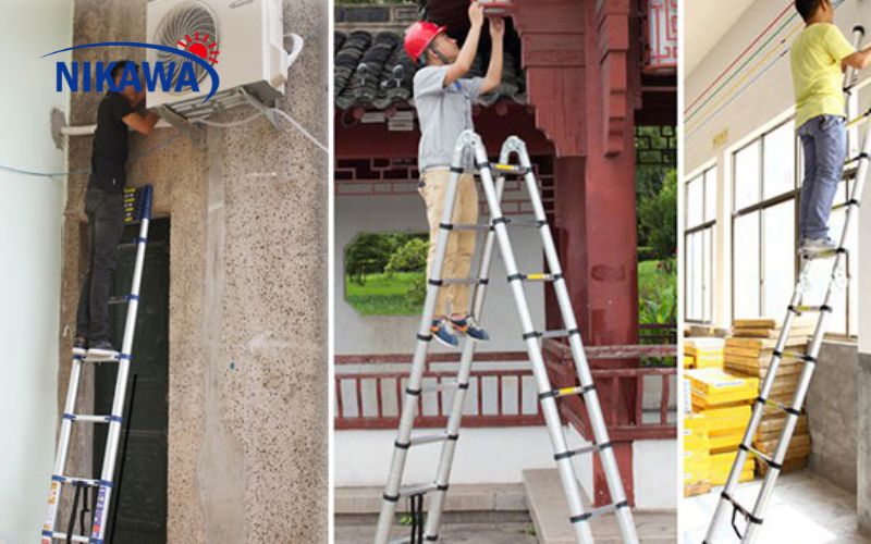 Chiều cao và khả năng chịu tải là tiêu chí quyết định khi chọn thang nhôm