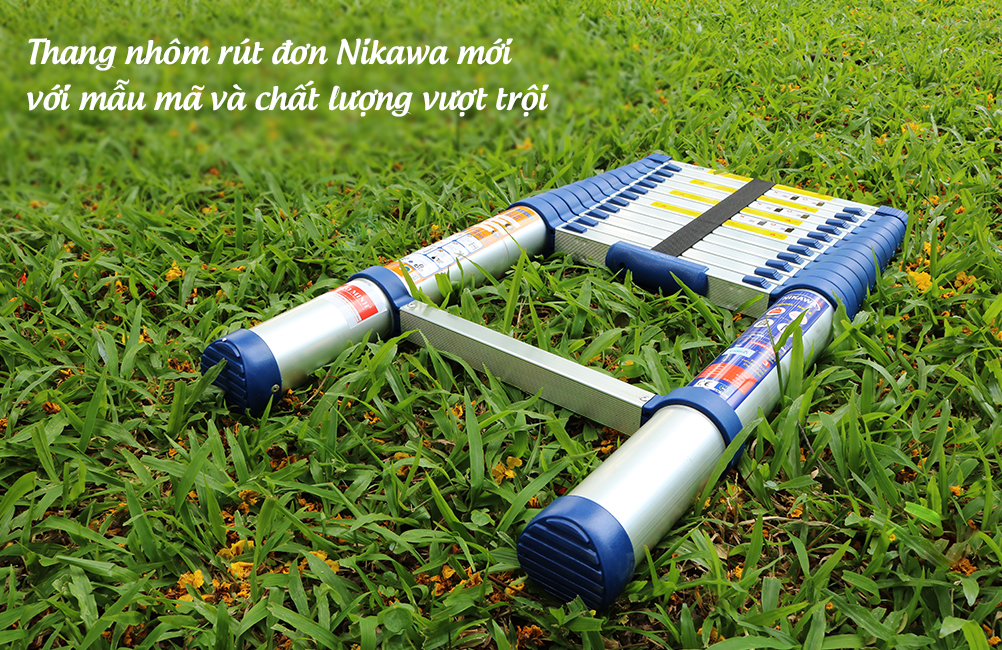 Thang nhôm rút đơn chất lượng vượt trội nikawa nk-44 Thang nhôm rút đơn chất lượng vượt trội nikawa nk-44