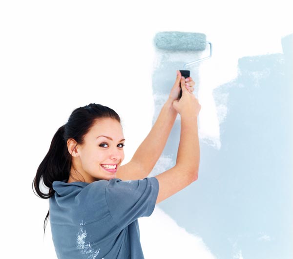 Lau vết sơn trên sàn